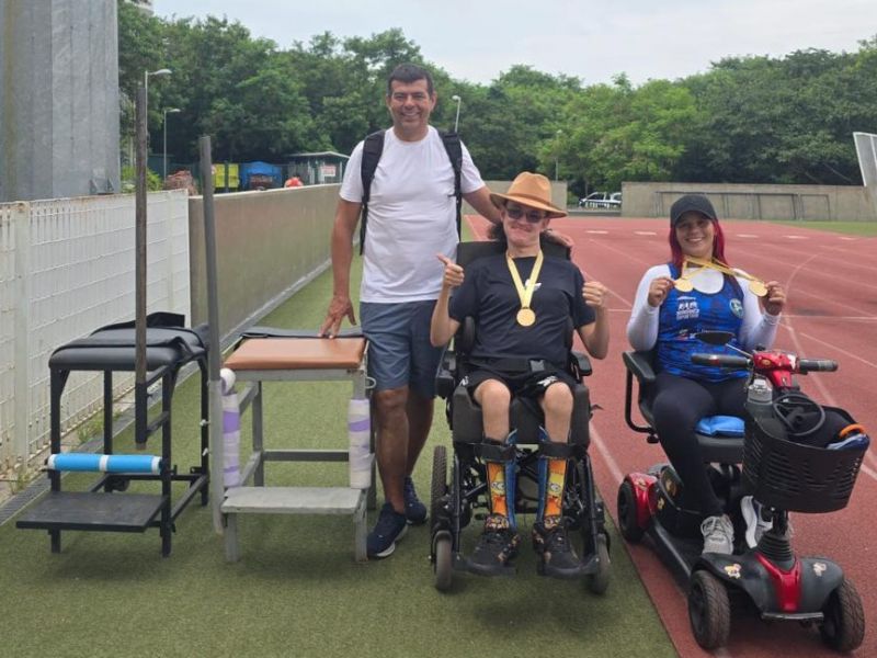 Atletismo paralímpico de Bragança Paulista garante destaque estadual com conquistas douradas