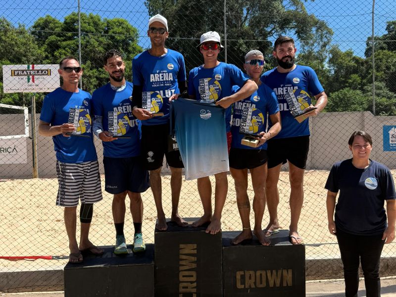 Sidão e Pedro conquistam título no 1º Open de Vôlei de Areia, em Espírito Santo do Pinhal