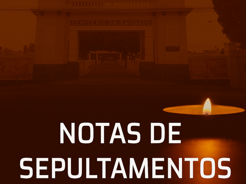 NOTAS DE SEPULTAMENTO